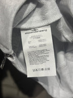 Light gray long-sleeve sweatshirt with alexanderwang care label