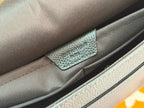 Men's Louis Vuitton shoulder bag lining with Louis Vuitton label inside