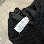 Louis Vuitton black pants with tag and elastic gathered waistband