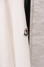 Moncler long-sleeve sweatshirt sleeve cuff with embroidered Moncler patch