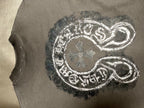 Long-sleeve shirt with chrome circular graphic