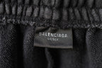 Black inner waistband label reading BALENCIAGA UNISEX