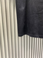 Louis Vuitton black T-shirt side hem with stitched hemline