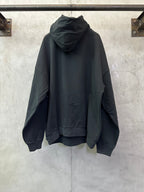 Balenciaga dark hoodie with hood, plain back, long sleeves