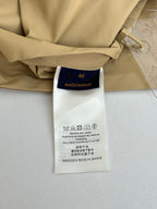Size label for long pants: 46, Made in Italy, care instructions