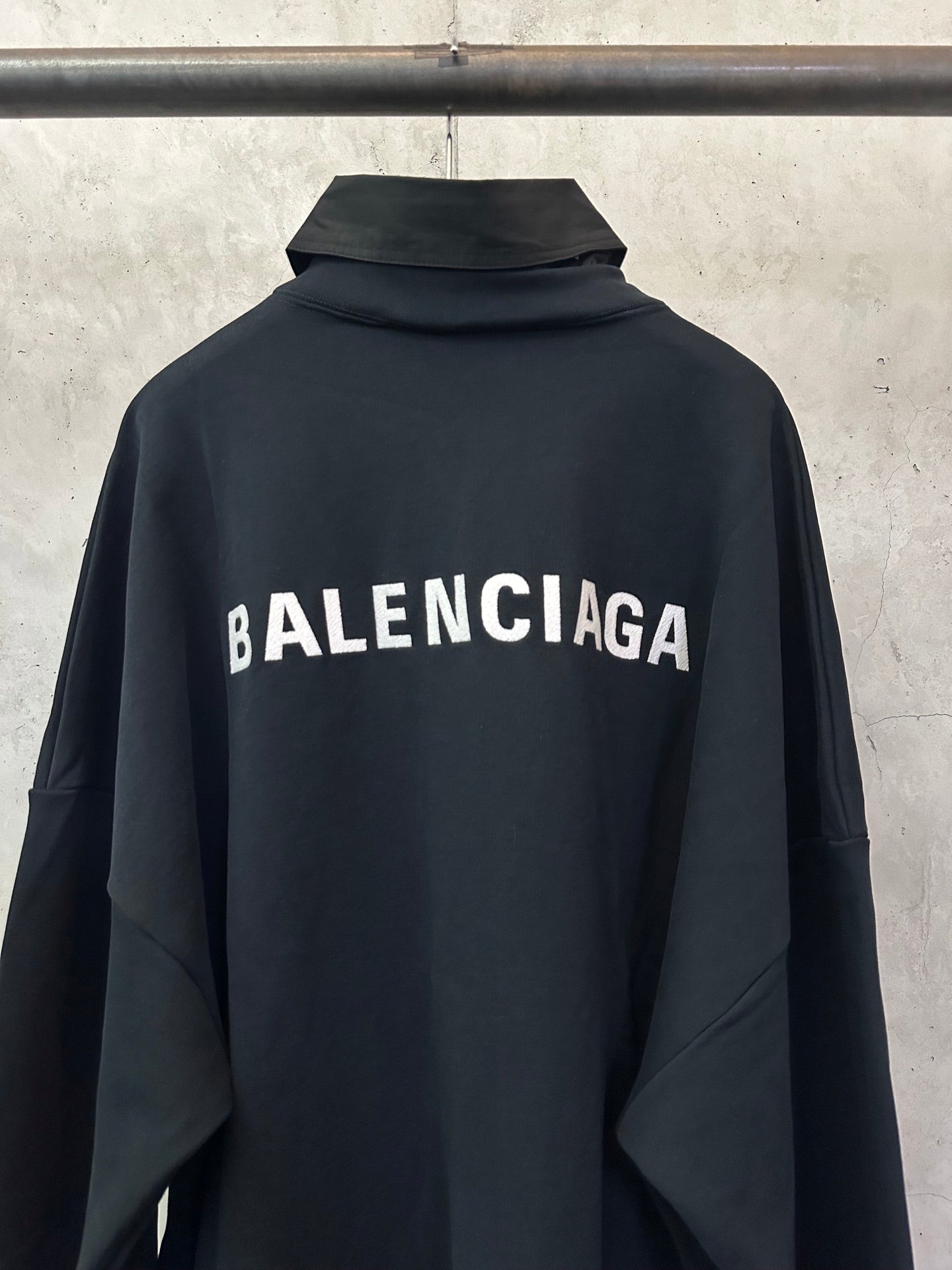 Balenciaga long-sleeve sweatshirt with large BALENCIAGA back logo