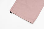 Cargo trousers, light pink, hem corner with small adjustable details