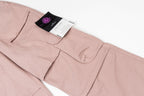 Cargo trousers, light pink, waistband with inner label and belt loops
