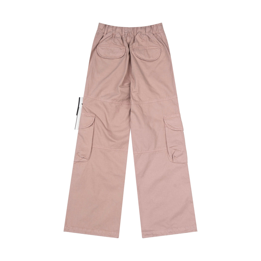 Cargo trousers, light pink, relaxed fit with large side and flap pockets