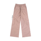 Cargo trousers, light pink, relaxed fit with large side and flap pockets