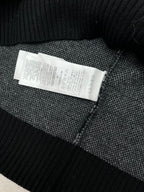 Sweater interior neck with size and care label tag