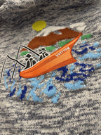 Louis Vuitton sweater with multicolor graphic patch across the chest