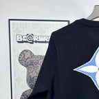 Louis Vuitton long-sleeve sweater close-up of blue LV star logo on back