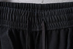 Balenciaga black elastic waistband with gathered construction and pleats