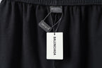 Balenciaga black pants with interior hang tag and logo label
