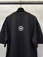 Amiri T-shirt, black back with circular logo near center