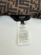 Fendi long garment size and care label on interior