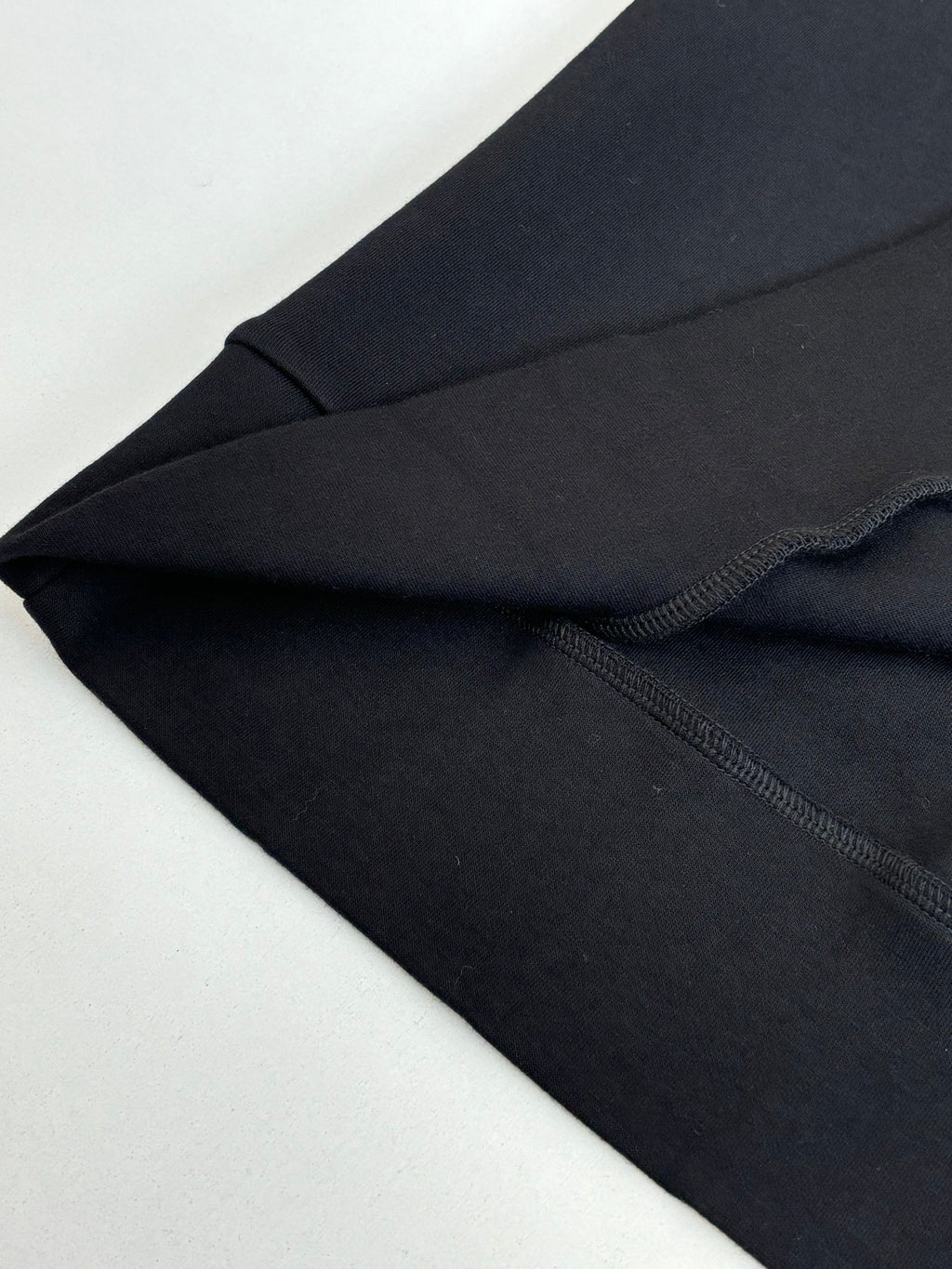 Prada sweatshirt sleeve with zipper pocket seam, dark navy