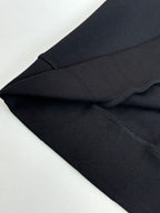 Prada sweatshirt sleeve with zipper pocket seam, dark navy