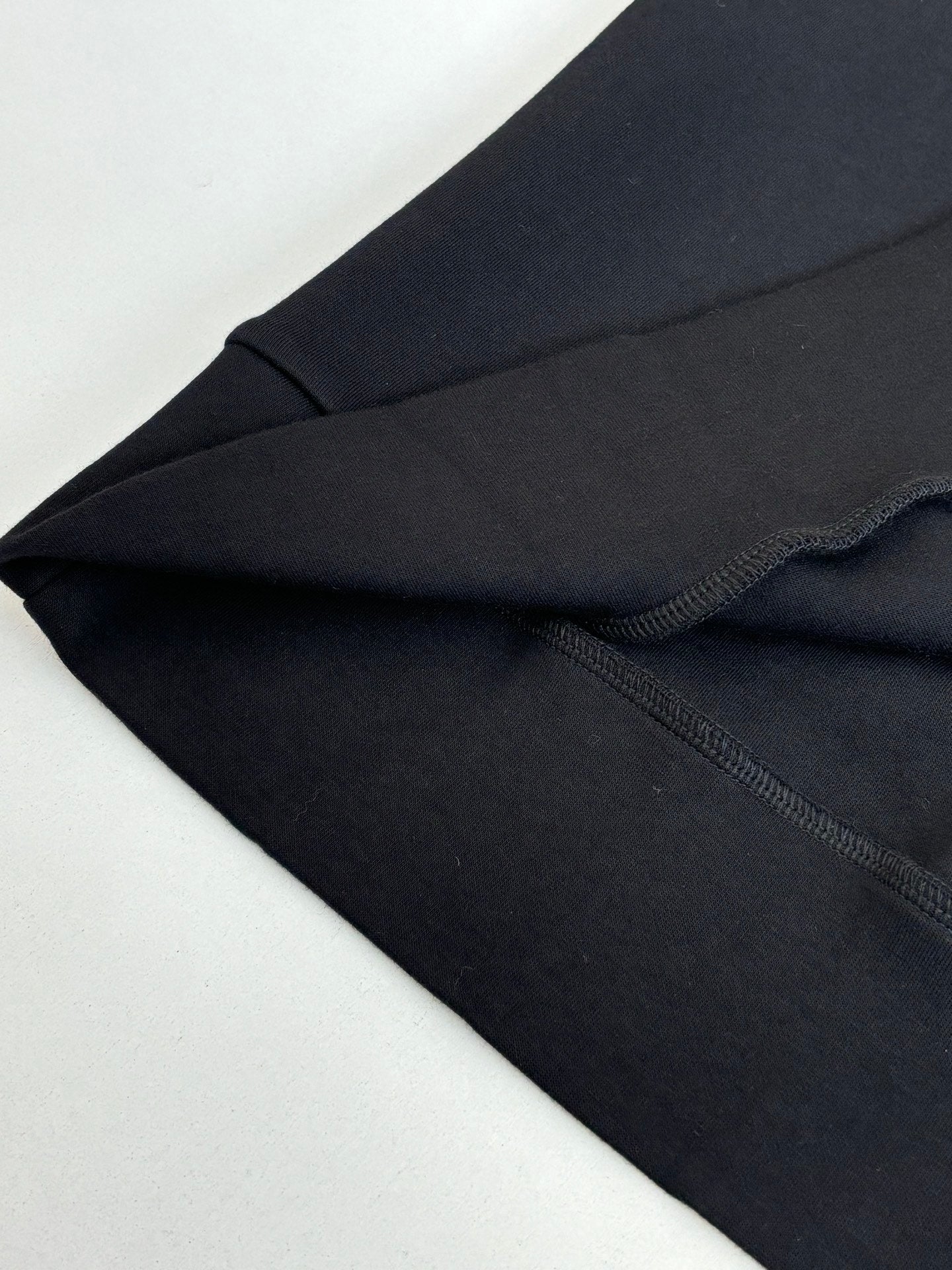 Prada sweatshirt sleeve with zipper pocket seam, dark navy