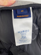 Inside label on long Louis Vuitton jacket: Made in Italy, size 44