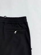 Louis Vuitton black pants with elastic waist and hidden pocket