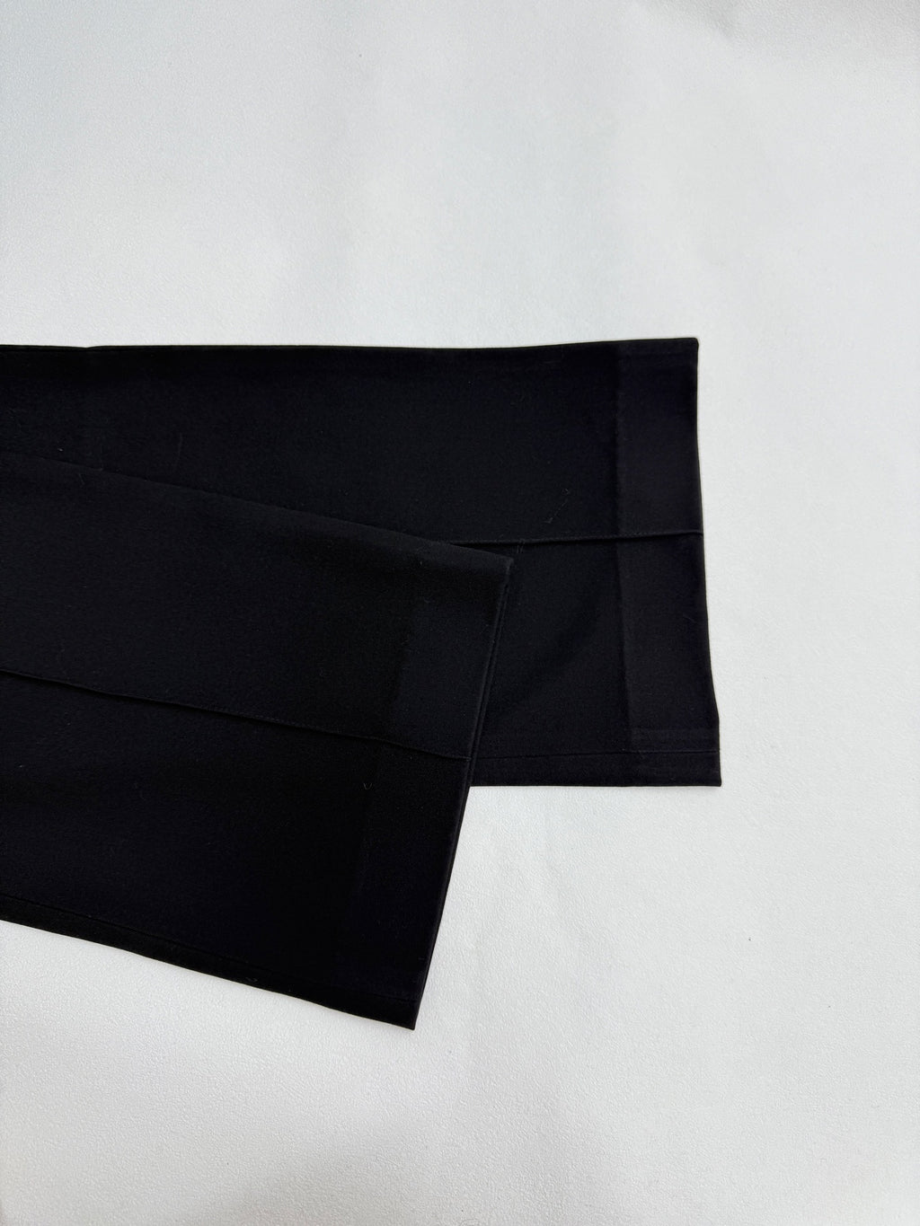 Louis Vuitton black tapered pants with cuffed hem opening