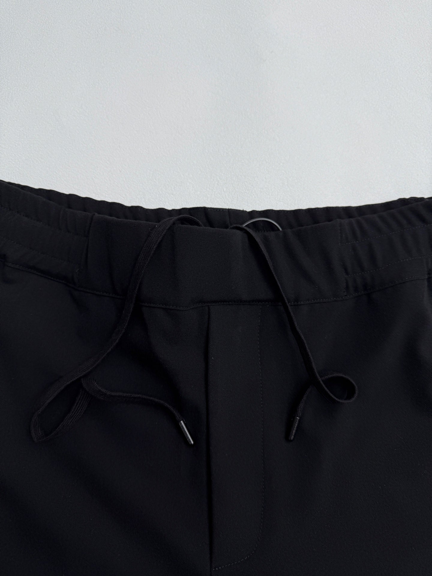 Louis Vuitton black elastic waistband with two drawstrings