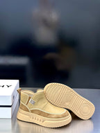 Givenchy sneakers with patterned outsole, pale yellow and tan