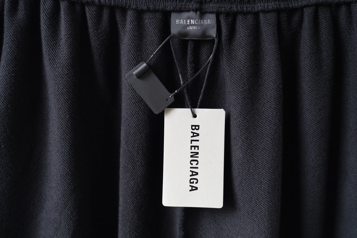 Balenciaga shorts with Balenciaga hang tag and elastic waistband