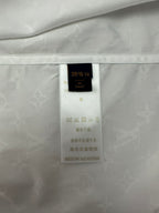 Louis Vuitton white shirt interior size tag with Italy label and care details