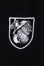 Louis Vuitton black sweater crest patch graphic