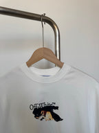 Off-White off-white T-shirt with logo-style chest print