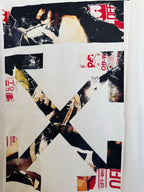 Off-White off-white T-shirt back close-up with X-style graphic