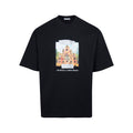 Black Off-White T-shirt with front speaker graphic print