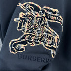 Burberry sweatshirt graphic detail: polo rider plaid pattern