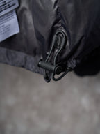 Gucci long jacket drawcord with metal toggle and zipper