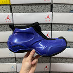 Balenciaga unisex sneakers in glossy blue with black sock collar and side panel