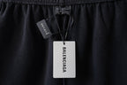 Balenciaga dark shorts with hang tag and interior care tags