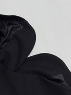 Black Louis Vuitton jacket sleeve and inner lining