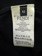 Fendi sweater label: size 52, 100% cotton care text