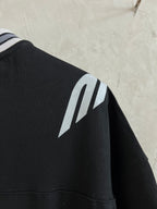 Balenciaga short-sleeve shirt sleeve with white logo graphic