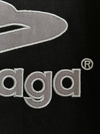 Balenciaga short-sleeve shirt chest logo embroidery with registered symbol