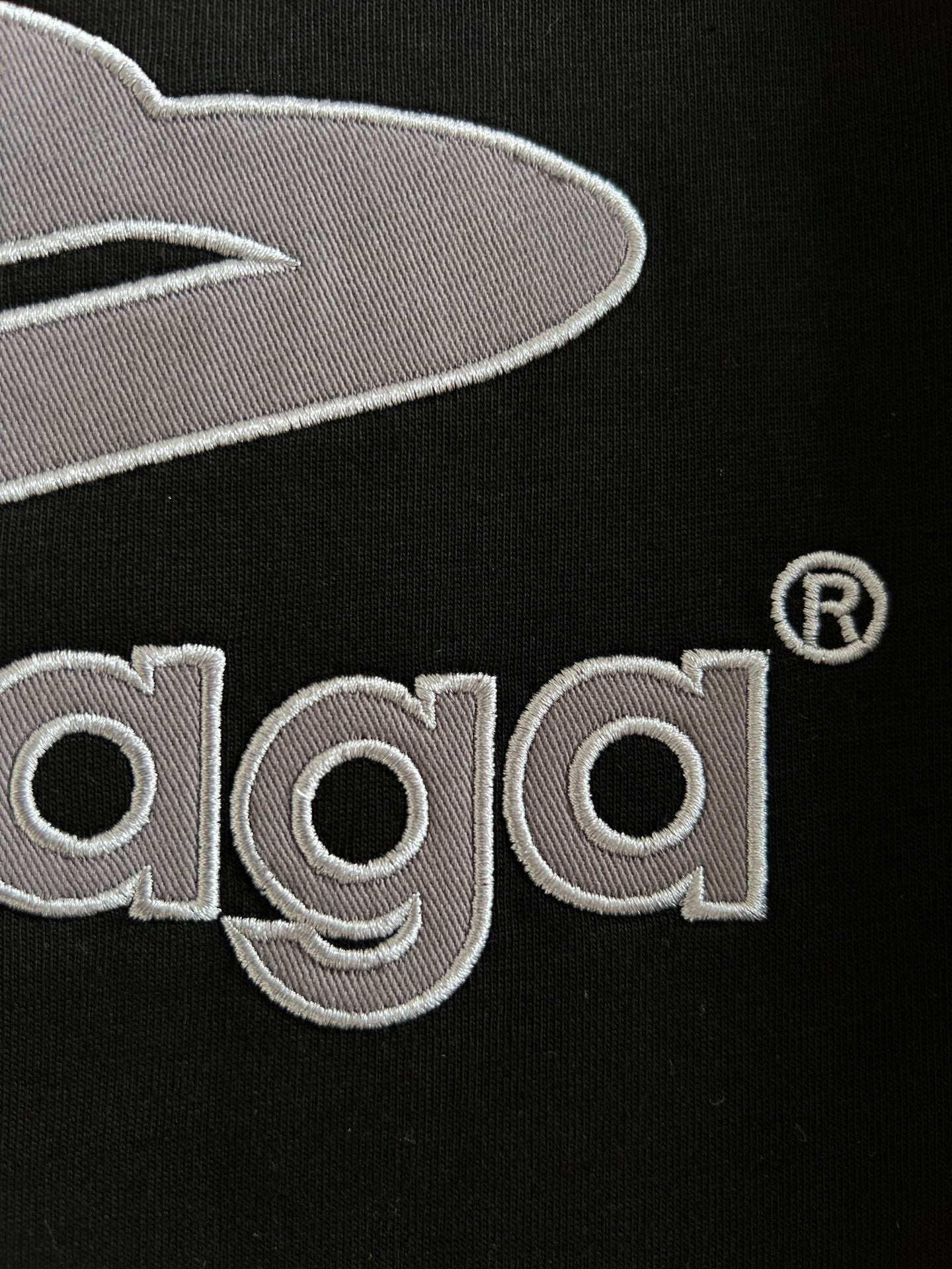 Balenciaga short-sleeve shirt chest logo embroidery with registered symbol