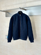 Louis Vuitton navy monogram zip jacket on hanger
