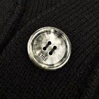 Amiri knit cardigan button with paw-print logo