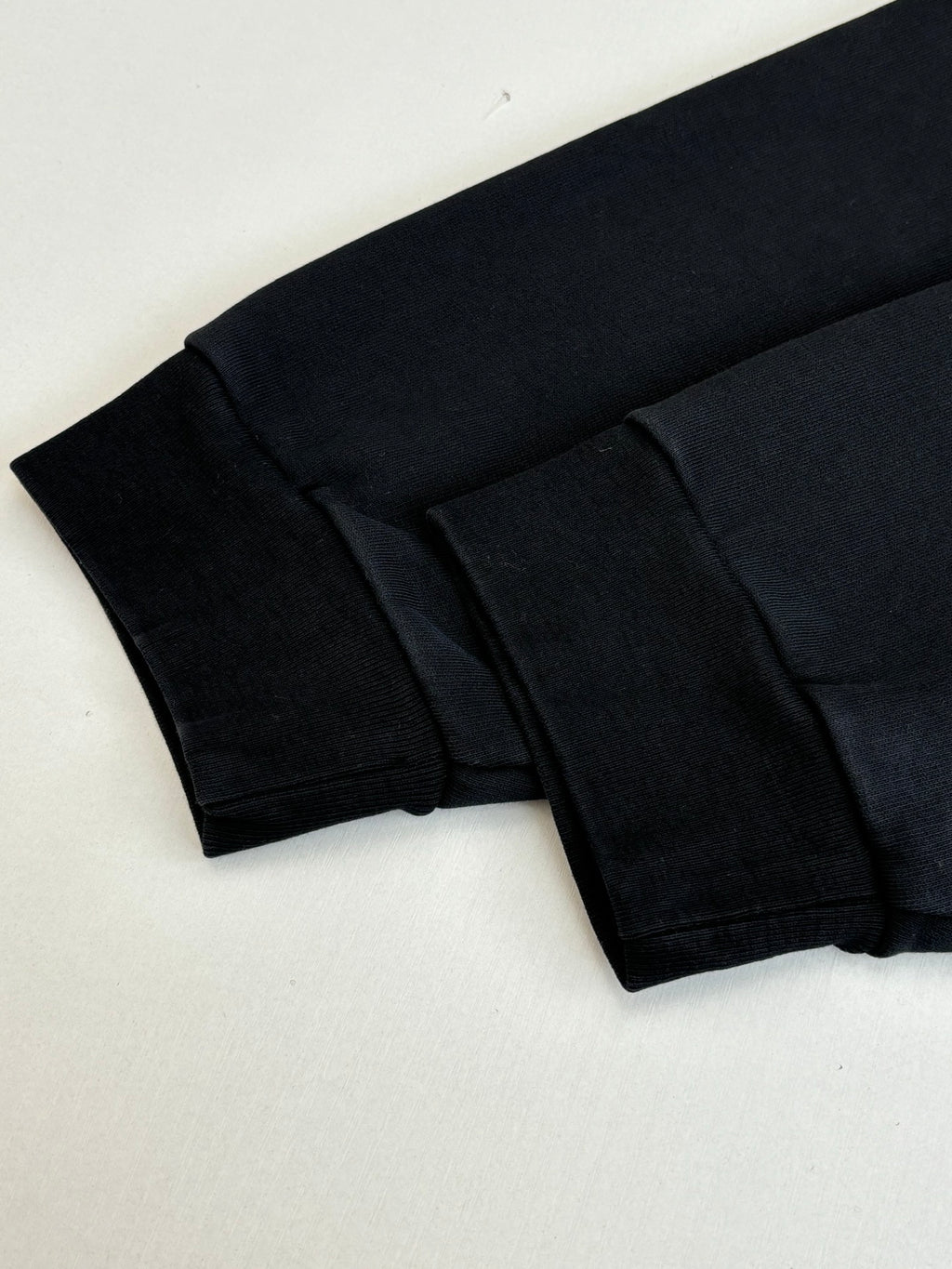 Balenciaga long-sleeve top with ribbed cuff and folded sleeve edge