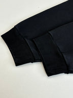 Balenciaga long-sleeve top with ribbed cuff and folded sleeve edge