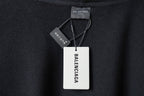 Balenciaga hooded sweatshirt, neck tag and brand label