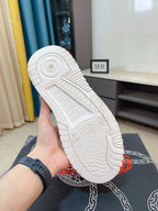 Versace white sneakers outsole tread, patterned rubber bottom
